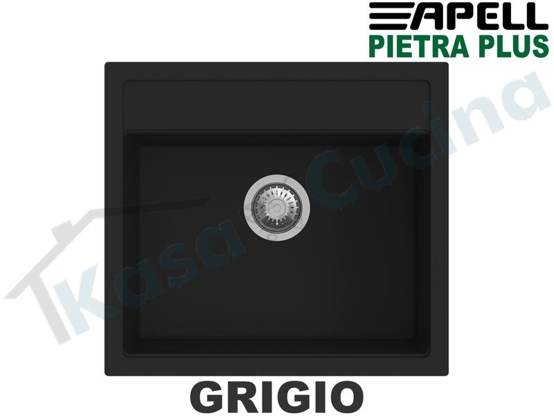 Lavello Apell Pietra Plus cm.56X51 1V Antracite