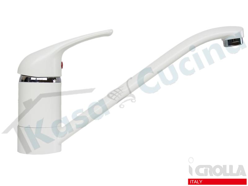 Miscelatore Crolla Perfecta 4070 BI R Canna Bassa Bianco Ral