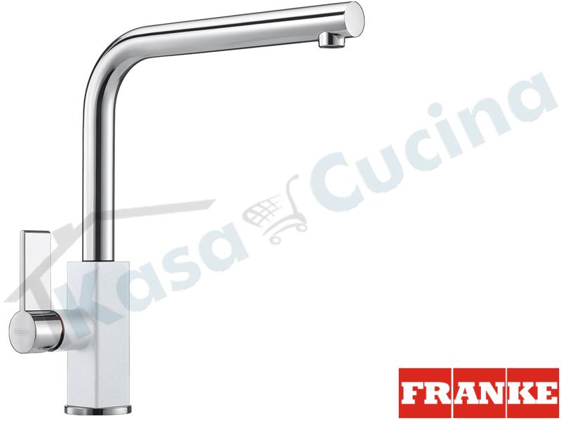 Rubinetto Miscelatore Canna Alta Franke Maris Cromato/Bianco