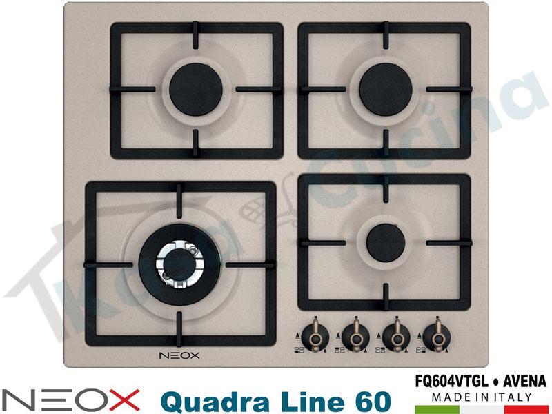 Piano Cottura Incasso Cm60 Avena Quadra Rutico Rombo 4