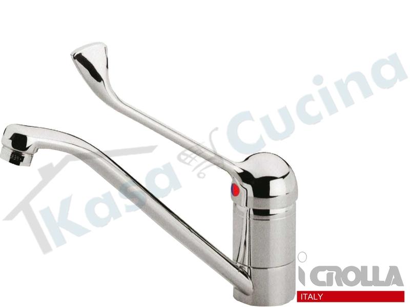 Miscelatore Crolla Perfecta 4070LC CR Canna Bassa Leva Clinica Cromato