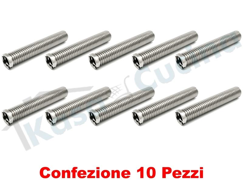 Bussola M12x70 sostituire quando si usano lavelli di grosso spessore tipo Marmo
