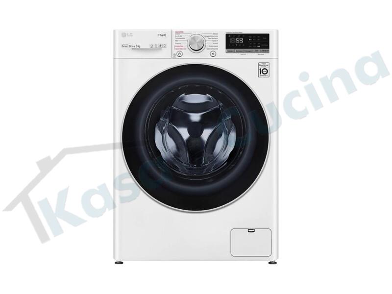 Lavabiancheria Lg F4WV508S1E Smart AI DD™ TURBOWASH™ 8KG Lavaggio A Vapore