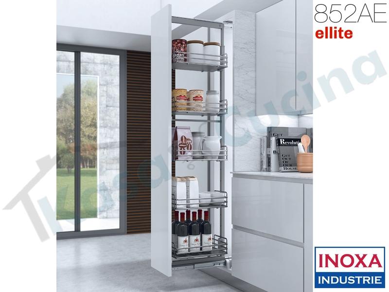 Colonna Dispensa Estraibile ELLITE 852AE/20CG H.Min 186 Max 218,5 L.20 Grigio