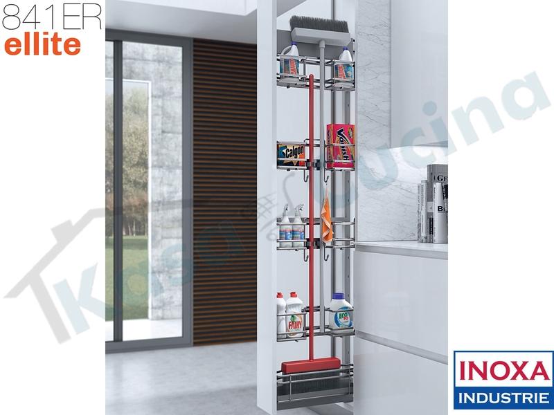 Colonna Portascope Estraibile ELLITE 841ER/15AR Altezza 172 Larg.15 Ardesia