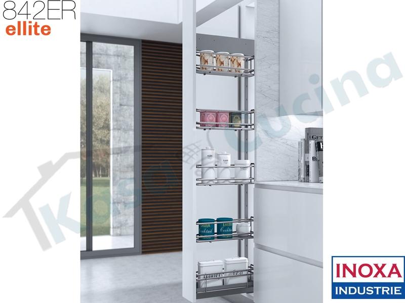 Colonna Portabottiglie Estraibile ELLITE 842ER/15AR Altezza 172 Larg.15 Ardesia