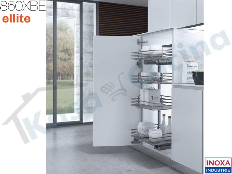 Colonna Dispensa Estraibile Reversibile ELLITE 860XBE/30AR H.120 Lg.30 Ardesia