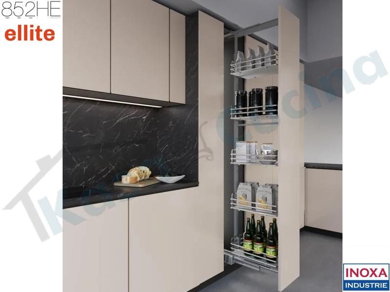 Colonna Dispensa Estraibile ELLITE 852AE/50AR H.Min 186 Max 218,5 L.50 Ardesia