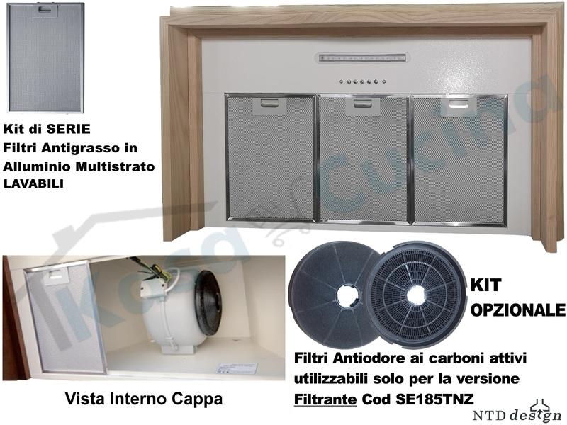 Camino H 30 Cm accessorio Cappe NTD Design