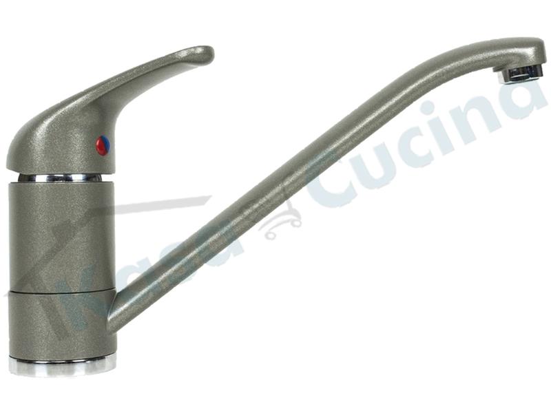 Rubinetto Miscelatore Italiano Argo - Paini 2560 Roma Canna Bassa Titanium