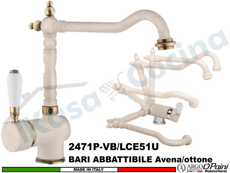 Miscelatore SottoFinestra Argo/Paini Avena Particolari Ottone