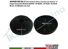 Cappa Gruppo Incasso 60 Sottopensile CP PLUS K102R0190 Motore 409 m³/h Classe D