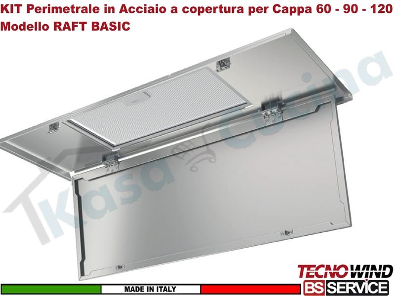 KIT Perimetrale per Cappa 60 Modello RAFT BASIC K132R0044 INOX