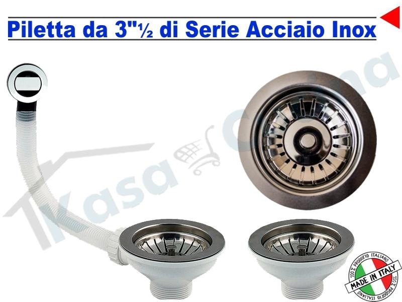 Vaschetta Raccogligocce ARDESIA INOXA 602/70AR Scolapiatti 70 Interno 64 + 2 901
