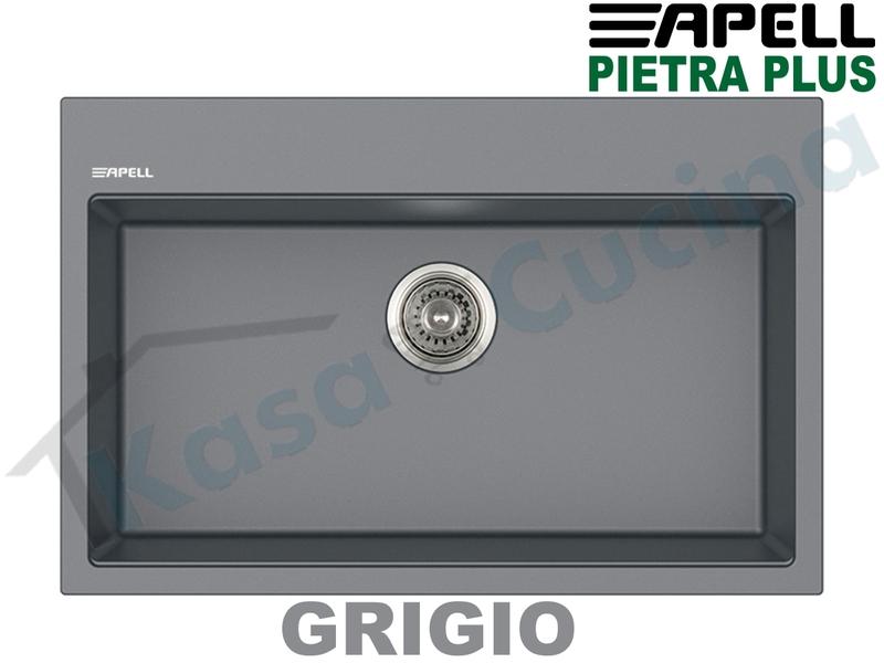 Lavello Incasso Apell-Fhuller PTPL780GG 78X51 1 Vascone Granito Grigio