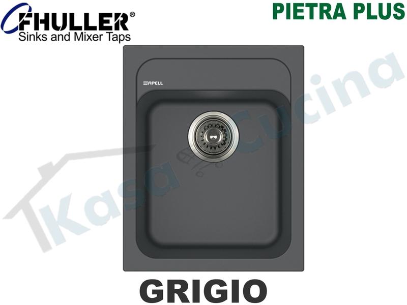 Lavello Incasso Apell-Fhuller PTPL400GG 40X50 1 Vasca Granito Grigio