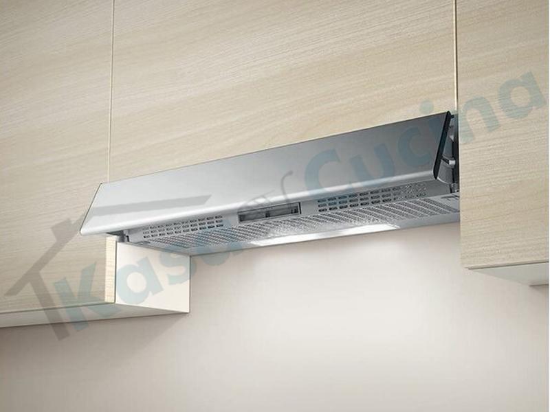 Cappa cm.90 Elica Estraibile Incasso PRF0154623 3 Velocità Silver 245 m³/h