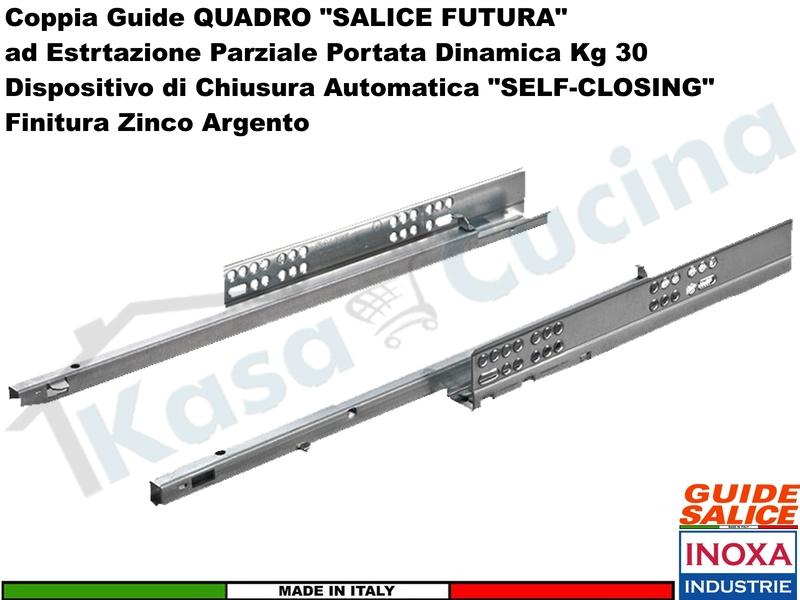 Carello FHULLER Portabiancheria Con Attacco All'Anta ZENITH Guide SALICE da 30 Ardesia