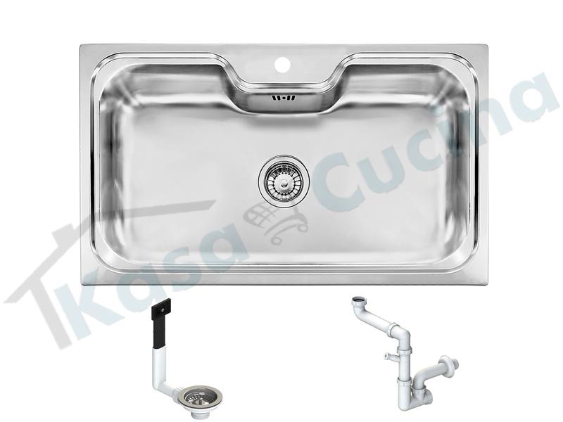 Lavello Vascone FHULLER LOGIKA LK860VS Acciaio Spazzolato 86X50 1 Vascone H.22
