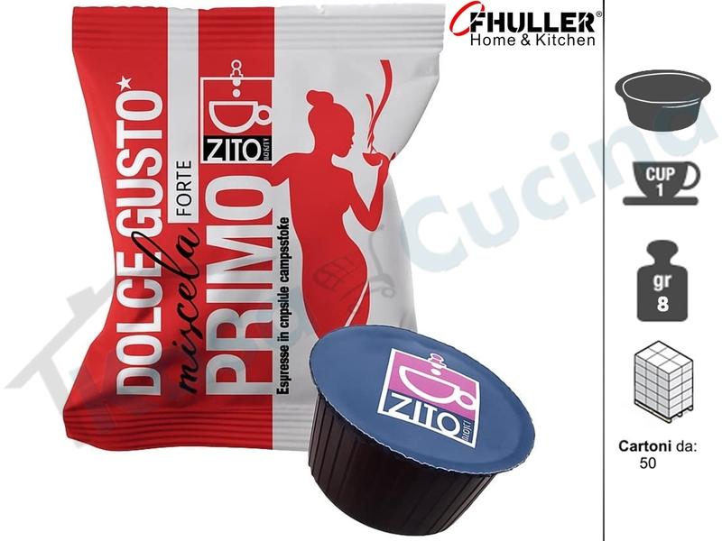 Zito Caffè Miscela Primo in Capsule compatibili Dolce Gusto Pz.50 - 1 Scatolo