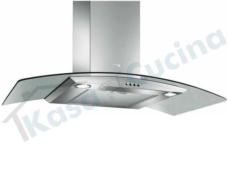 Cappa a parete Turboair Pantheon cm.90 Vetro/Acciao Inox Classe E