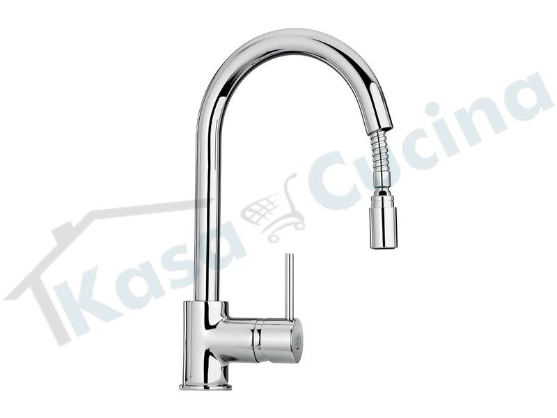 Miscelatore Rubinetto Argo - Paini 2486/01F Milano Estraibile Cromato