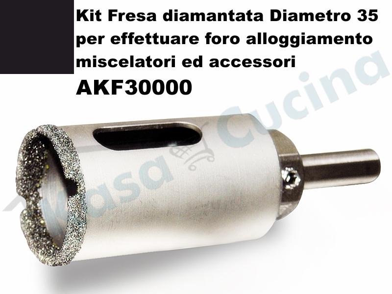 Accessorio 157 Elleci Kit fresa Diamantata foro Ø 3,5