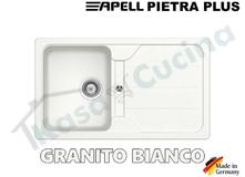 Lavello da Incasso Pietra Plus cm.86x50 Fragranite Bianco 1 Vasca