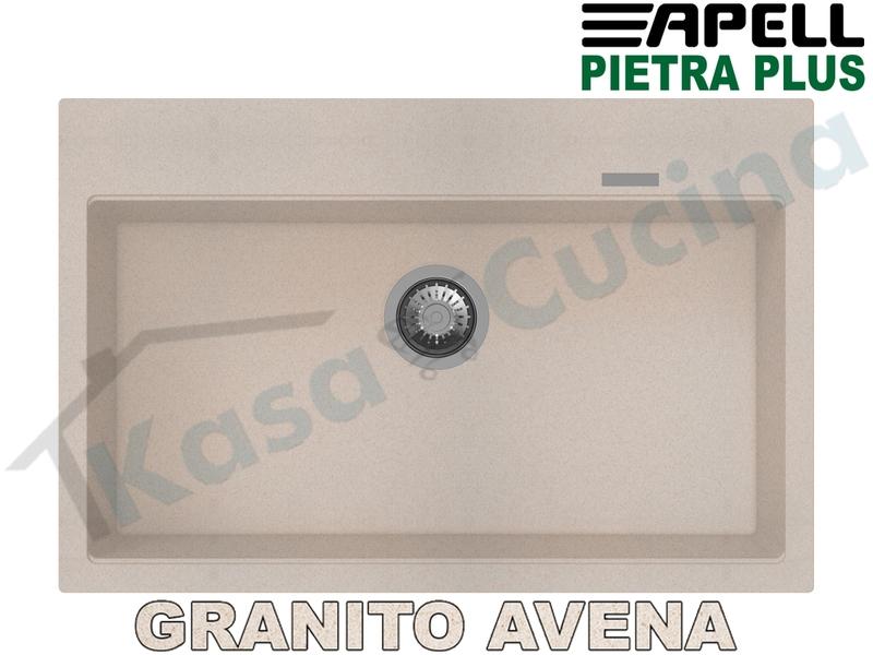 Lavello Apell Pietra Plus cm.78X51 1V Granito Avena