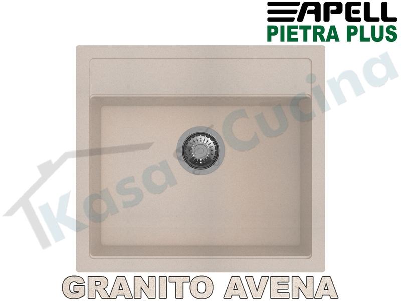 Lavello Apell Pietra Plus cm.56X51 1V Granito Avena