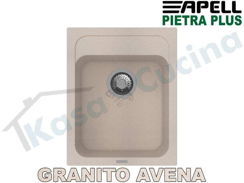 Lavello Apell Pietra Plus cm.40X50 1V Granito Avena