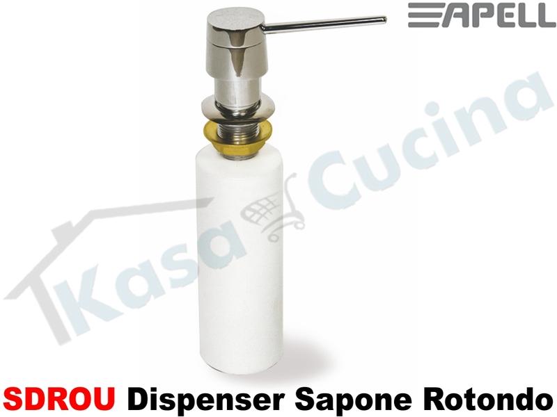 Accessorio Apell SDROU Dispenser Sapone Rotondo Inox