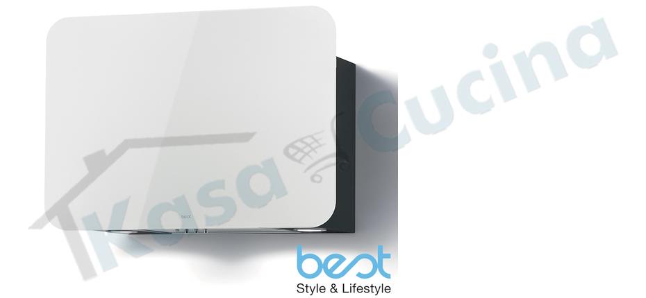 Cappa Cucina a Parete Expò Std cm. 60 Bianco da 410 m³/h Classe D