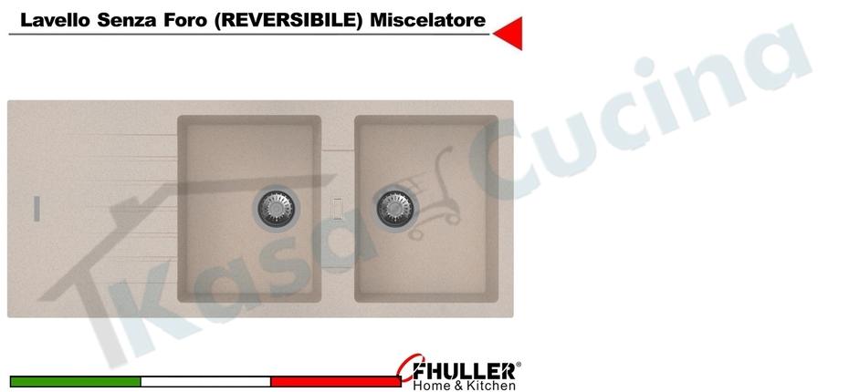 Lavello Maris Franke MRG611-78 9899914 78 X 50 1 V + Gocc. Alluminio